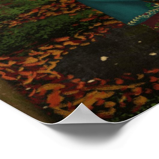 Hansel & Gretel im Wald Poster (Ecke)