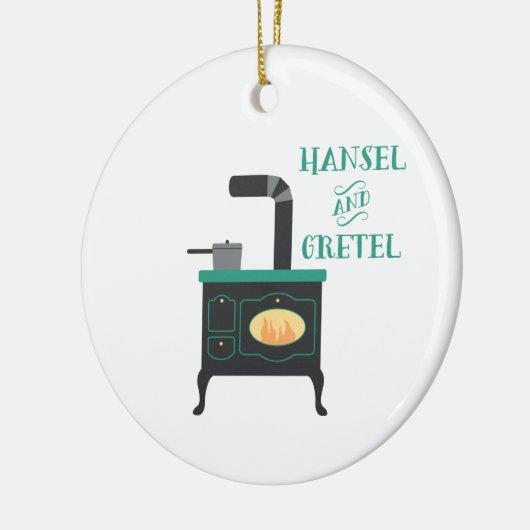 Hansel & Gretel Keramik Ornament (Links)