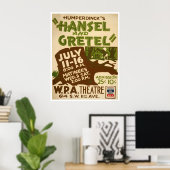 Hansel & Gretel Play 1937 WPA Poster (Heimbüro)