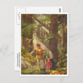 hansel & Gretel Postkarte (Vorne/Hinten)
