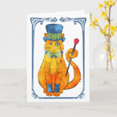 Hansel Gruß-Karte Karte (Gelbe Blume)