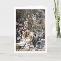 Hansel u. Grethel Treffen die Hexe