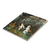 Hansel und Gretel Illustration Fliese (Seite)