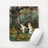 Hansel und Gretel Illustration Mousepad (Mit Mouse)