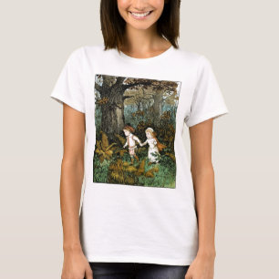 Hansel und Gretel Illustration T-Shirt