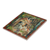 Hansel und Gretel in den Wald | KERAMIK Fliese (Seite)