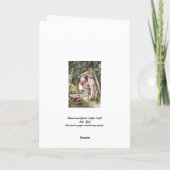 Hansel und Gretel mit der bösen Hexe Karte (Rückseite)