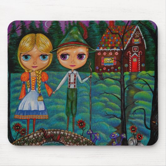 Hansel und Gretel Mousepad (Vorne)