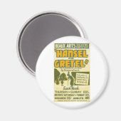 Hansel und Gretel - Oper von Engelbert Humperdinck Magnet (Vorderseite/Rückseite)