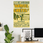 Hansel und Gretel - Oper von Engelbert Humperdinck Poster (Heimbüro)