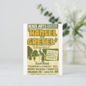 Hansel und Gretel - Oper von Engelbert Humperdinck Postkarte (Stehend Vorderseite)