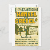 Hansel und Gretel - Oper von Engelbert Humperdinck Postkarte (Vorne/Hinten)