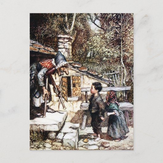 Hansel und Gretel Postcard Postkarte (Vorderseite)