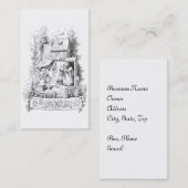 Hansel und Gretel treffen sich zur Hexe Visitenkarte (Vorne/Hinten)