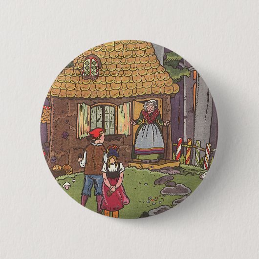 Hansel und Gretel, Vintage Märchen von Hauman Button (Vorderseite)