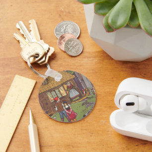 Hansel und Gretel, Vintage Märchen von Hauman Schlüsselanhänger