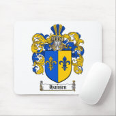HANSEN FAMILIENWAPPEN - HANSEN WAPPEN MOUSEPAD (Mit Mouse)