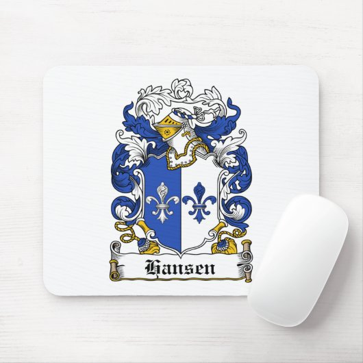 Hansen Familienwappen Mousepad (Mit Mouse)