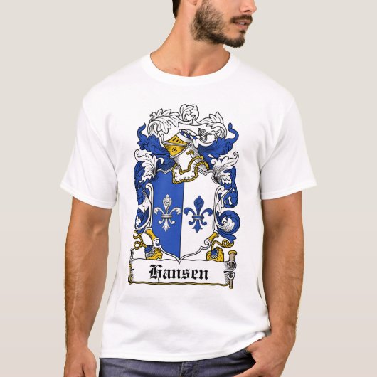 Hansen Familienwappen T-Shirt (Vorderseite)