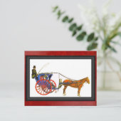 Hansom Cab, London Postkarte (Stehend Vorderseite)