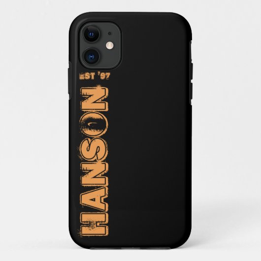 Hanson-Telefon-Abdeckung Case-Mate iPhone Hülle (Rückseite)