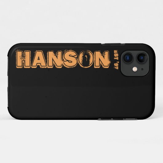 Hanson-Telefon-Abdeckung Case-Mate iPhone Hülle (Rückseite (Horizontal))