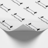 Hantel-Gewichtheber-Verpackungspapier Geschenkpapier (Ecke)
