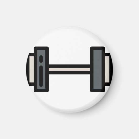 Hantel Magnet (Vorne)