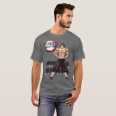 Hantel-Mörder Freund T-Shirt (Vorne ganz)