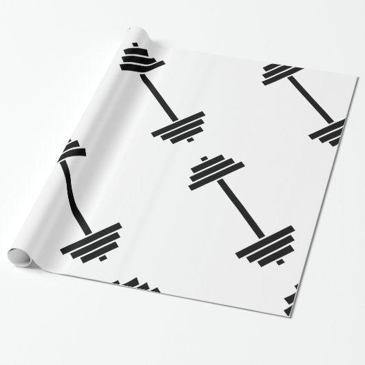 Hanteln Geschenkpapier (Ungerollt)