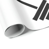 Hanteln Geschenkpapier (Rolleneckpunkt)