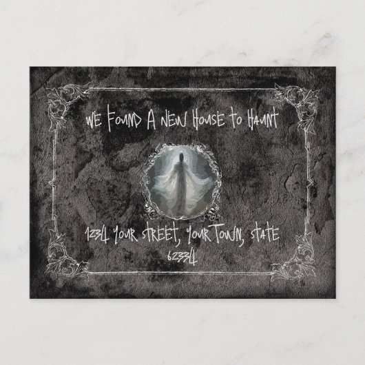 Hantieren Sie unser erstes Haus Postkarte (Vorderseite)