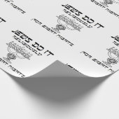 Hanuakkah Juden tun es acht Nächte lustig Geschenkpapier (Ecke)