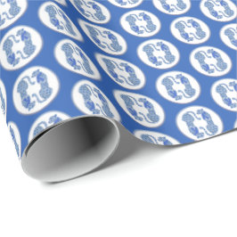 Hanukah Cheetahs Wrapping Paper Geschenkpapier