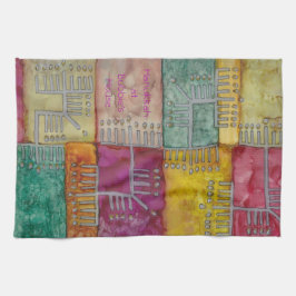 Hanukah Funky Menorahs Geschirrtuch