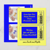 Hanukah Postcard Postkarte (Vorne/Hinten)