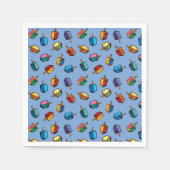 Hanukah Set Paper Party Napkins - Judaika Serviette (Vorderseite)