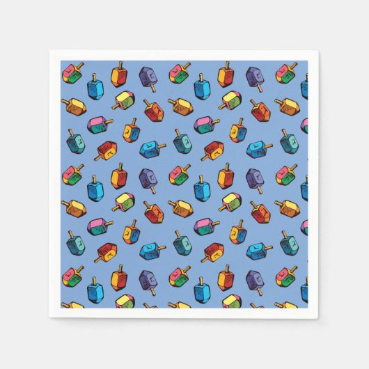 Hanukah Set Paper Party Napkins - Judaika Serviette (Vorderseite)