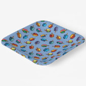 Hanukah-Set von Paper Tellers - Judaika Pappteller (Gewinkelt)