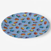 Hanukah-Set von Paper Tellers - Judaika Pappteller (Schrägansicht)