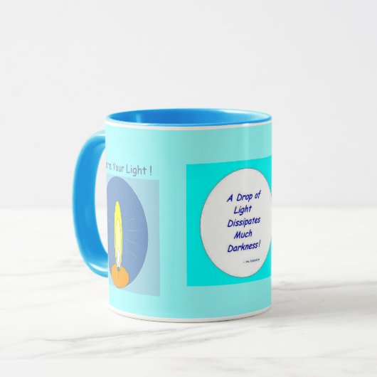 Hanukah Tasse (Vorderseite Links)