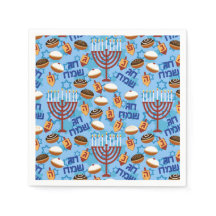 Hanukiahs, Menorahs und Candles Muster