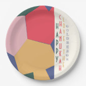 Hanukka Dreidel Time Pappteller (Vorderseite)