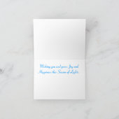 Hanukka Grußkarte Feiertagskarte (Innenseite)