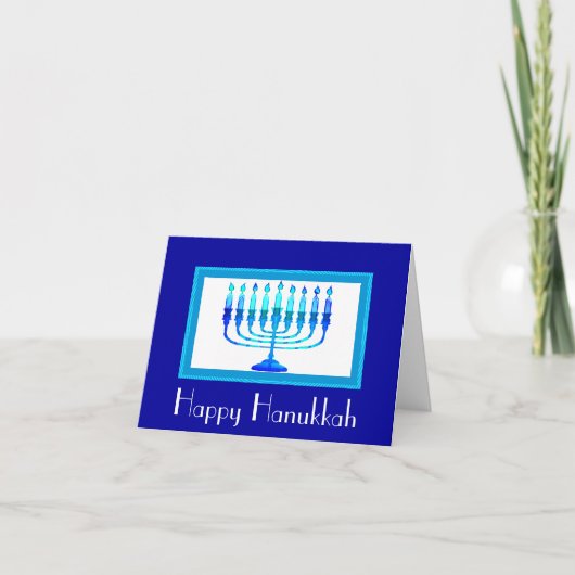 Hanukka Grußkarte Feiertagskarte (Vorderseite)