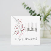 Hanukka Grußkarte Feiertagskarte (Stehend Vorderseite)