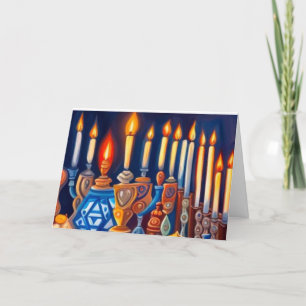 Hanukka-Karte 9 Dankeskarte