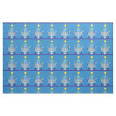 Hanukka menorah Gewebe Stoff (Fat Quarter (45,7 x 55,9 cm))