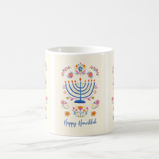 Hanukka, Minnorah Kaffeetasse (Mittel)