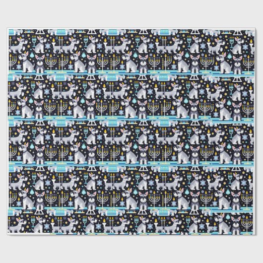 Hanukka-Packpapier Geschenkpapier (Flach)